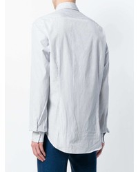 Мужская белая рубашка с длинным рукавом от Dell'oglio