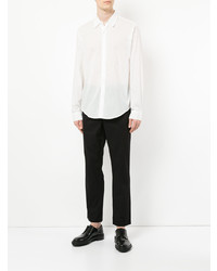 Мужская белая рубашка с длинным рукавом от Jac+ Jack