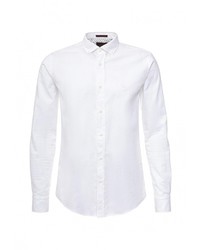 Мужская белая рубашка с длинным рукавом от Frank NY