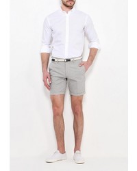 Мужская белая рубашка с длинным рукавом от Frank NY