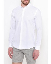 Мужская белая рубашка с длинным рукавом от Frank NY