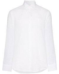 Мужская белая рубашка с длинным рукавом от Frescobol Carioca