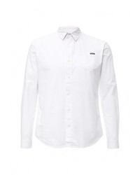 Мужская белая рубашка с длинным рукавом от Fresh Brand