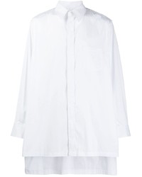 Мужская белая рубашка с длинным рукавом от Fumito Ganryu