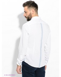 Мужская белая рубашка с длинным рукавом от Gaudi'