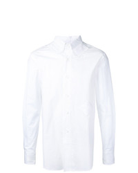 Мужская белая рубашка с длинным рукавом от General Idea