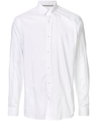 Мужская белая рубашка с длинным рукавом от Gieves & Hawkes