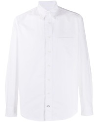 Мужская белая рубашка с длинным рукавом от Gitman Vintage