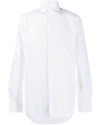 Мужская белая рубашка с длинным рукавом от Glanshirt