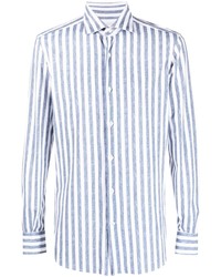 Мужская белая рубашка с длинным рукавом от Glanshirt