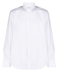 Мужская белая рубашка с длинным рукавом от Glanshirt