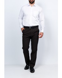 Мужская белая рубашка с длинным рукавом от GREG