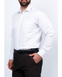 Мужская белая рубашка с длинным рукавом от GREG