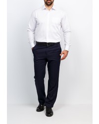 Мужская белая рубашка с длинным рукавом от GREG