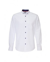 Мужская белая рубашка с длинным рукавом от GREG