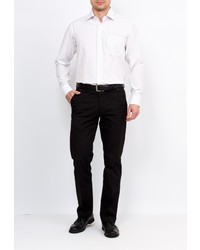 Мужская белая рубашка с длинным рукавом от GREG