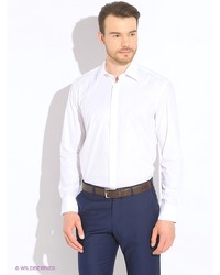 Мужская белая рубашка с длинным рукавом от Greg Horman