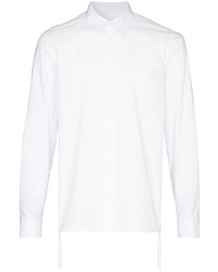Мужская белая рубашка с длинным рукавом от Helmut Lang