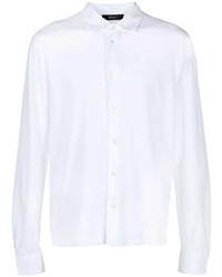 Мужская белая рубашка с длинным рукавом от Herno
