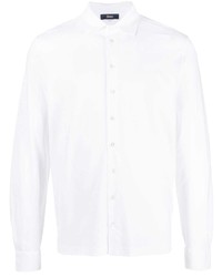 Мужская белая рубашка с длинным рукавом от Herno
