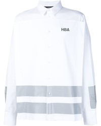 Мужская белая рубашка с длинным рукавом от Hood by Air