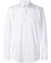 Мужская белая рубашка с длинным рукавом от Hugo Boss