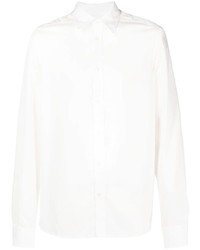 Мужская белая рубашка с длинным рукавом от J. Lindeberg