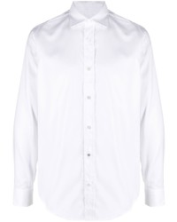 Мужская белая рубашка с длинным рукавом от Jacob Cohen