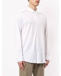 Мужская белая рубашка с длинным рукавом от Loveless