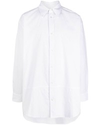 Мужская белая рубашка с длинным рукавом от JORDANLUCA