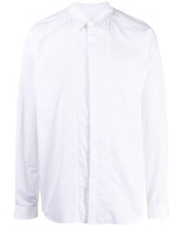 Мужская белая рубашка с длинным рукавом от Juun.J