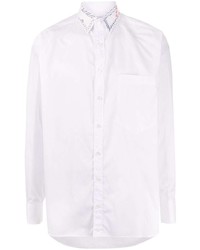Мужская белая рубашка с длинным рукавом от Kolor