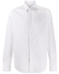 Мужская белая рубашка с длинным рукавом от Lanvin
