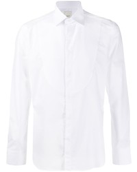 Мужская белая рубашка с длинным рукавом от Leqarant