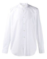 Мужская белая рубашка с длинным рукавом от Leqarant