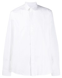 Мужская белая рубашка с длинным рукавом от Les Hommes