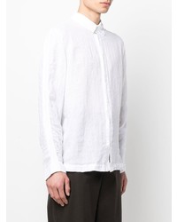 Мужская белая рубашка с длинным рукавом от Transit