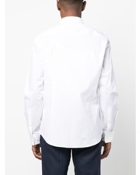 Мужская белая рубашка с длинным рукавом от Hugo