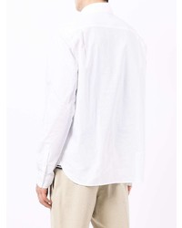 Мужская белая рубашка с длинным рукавом от Fred Perry