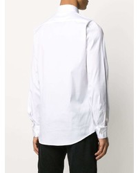 Мужская белая рубашка с длинным рукавом от DSQUARED2