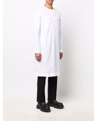 Мужская белая рубашка с длинным рукавом от SAPIO