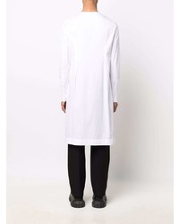 Мужская белая рубашка с длинным рукавом от SAPIO