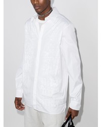 Мужская белая рубашка с длинным рукавом от A-Cold-Wall*