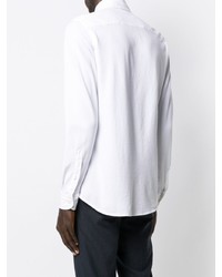 Мужская белая рубашка с длинным рукавом от Fay