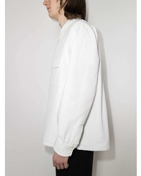 Мужская белая рубашка с длинным рукавом от Chimala