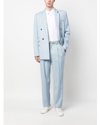 Мужская белая рубашка с длинным рукавом от Sandro