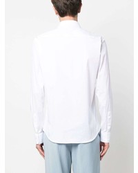 Мужская белая рубашка с длинным рукавом от Sandro