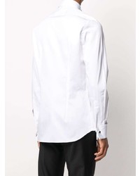 Мужская белая рубашка с длинным рукавом от Xacus