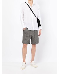 Мужская белая рубашка с длинным рукавом от Transit