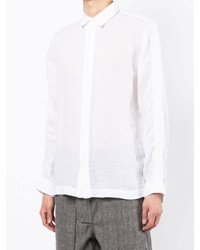 Мужская белая рубашка с длинным рукавом от Transit